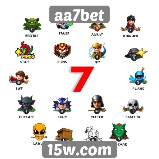 Variedade de jogos oferecidos no aa7bet